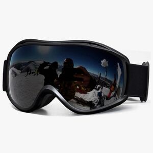 Black Ski Goggles